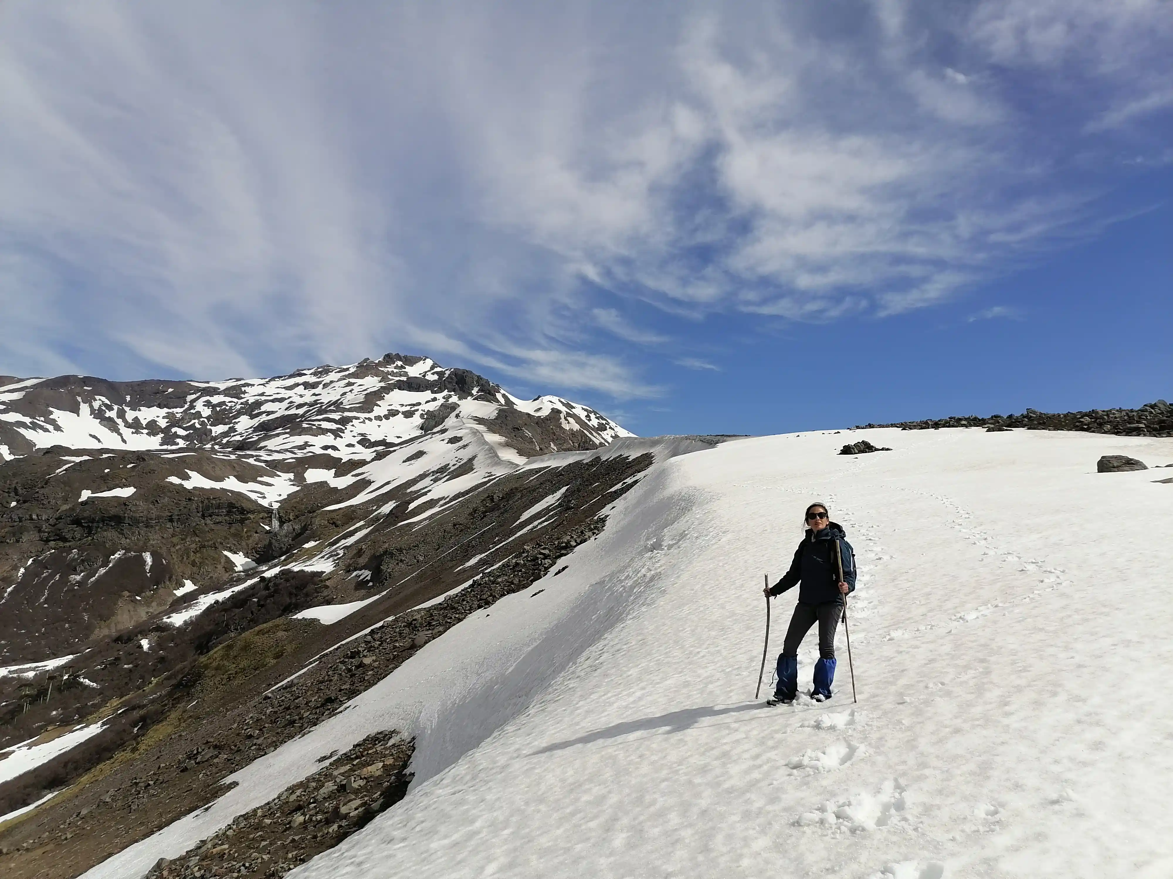 Sierra Nevada Traverse above Lake Conguillío, La Araucanía, Chile — 10