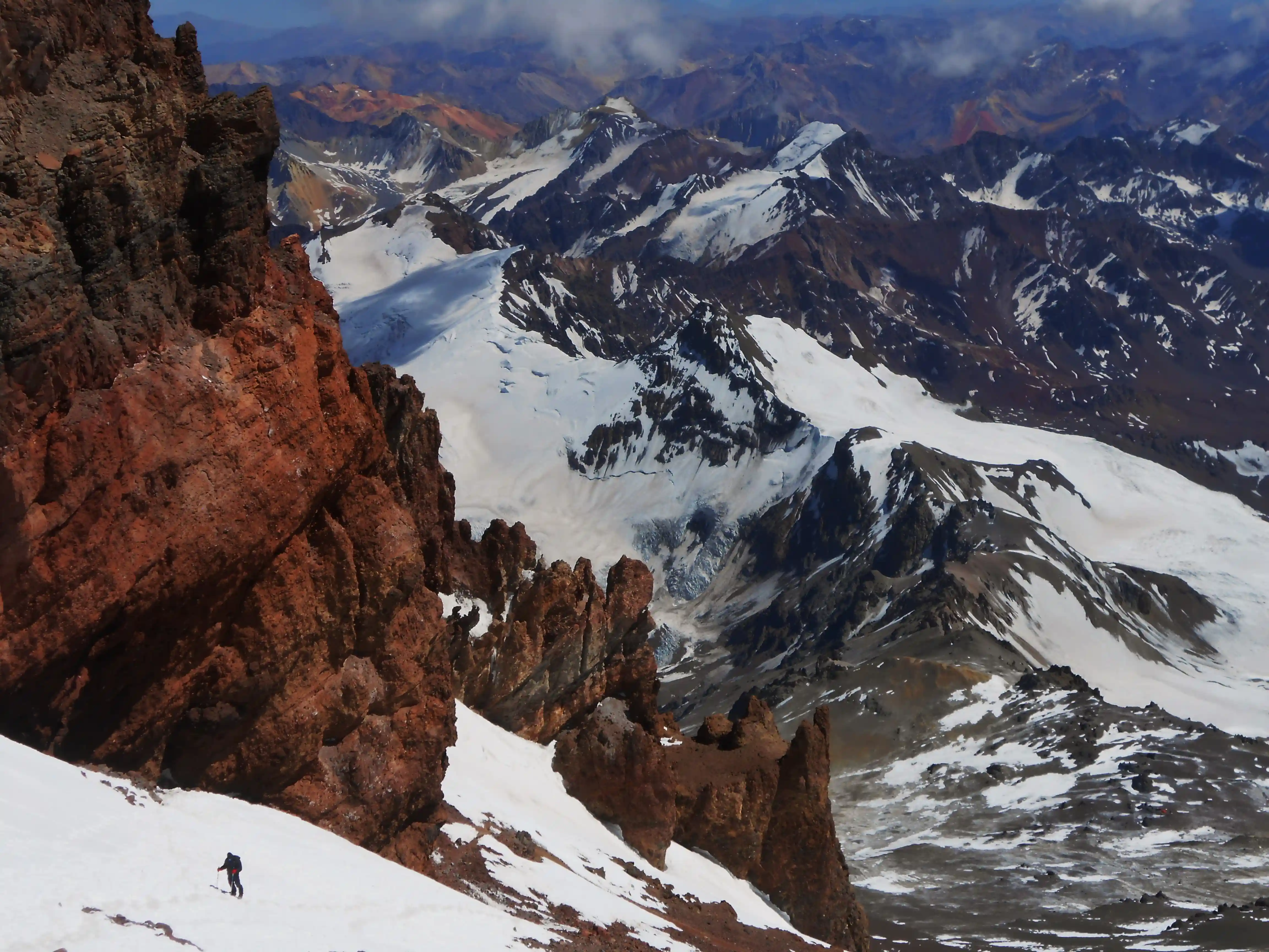 Andean landscape in the Chilean mountains 4