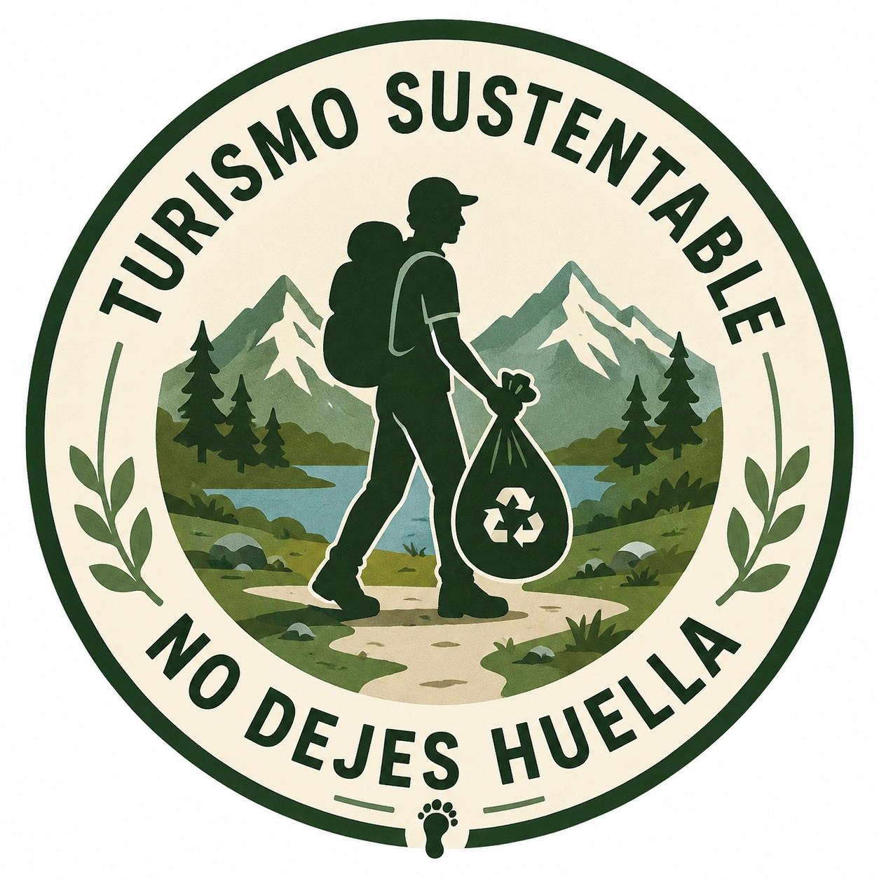Sustainable tourism seal: leave no trace